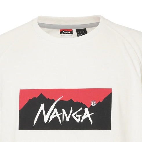 NANGA ECO HYBRID BOX LOGO LOOSE FIT TEE